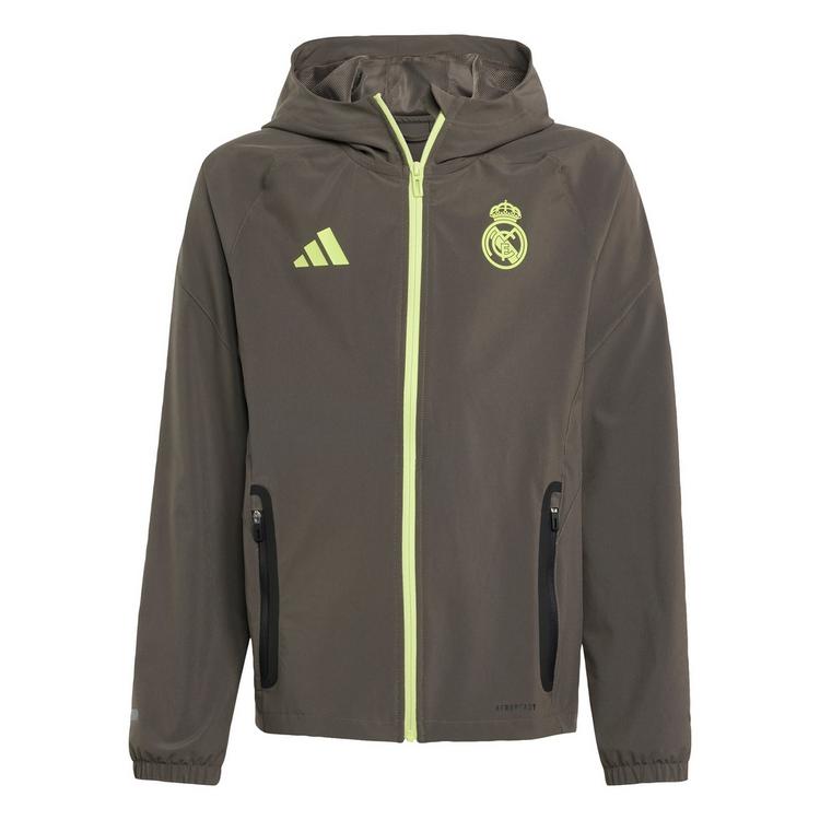 adidas adidas Real Madrid Tiro 25 Competition Vis Trainingsanzug Kinder - Utility Grey / Semi Frozen Yellow - 0 | SportScheck