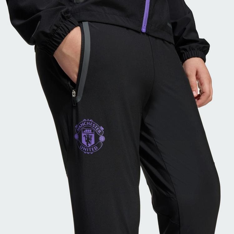 adidas adidas Manchester United Tiro 25 Competition Trainingshose Kinder - Black / Purple Rush - 0 | SportScheck