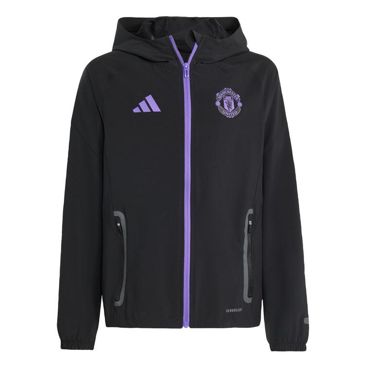 adidas adidas Manchester United Tiro 25 Competition Trainingsanzug Kinder - Black / Purple Rush - 0 | SportScheck
