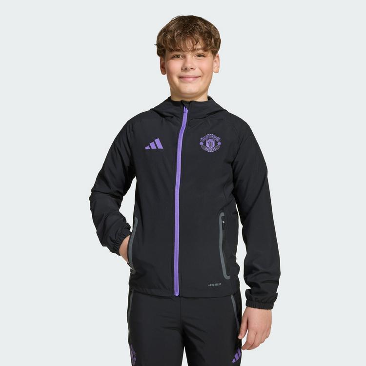 adidas adidas Manchester United Tiro 25 Competition Trainingsanzug Kinder - Black / Purple Rush - 0 | SportScheck