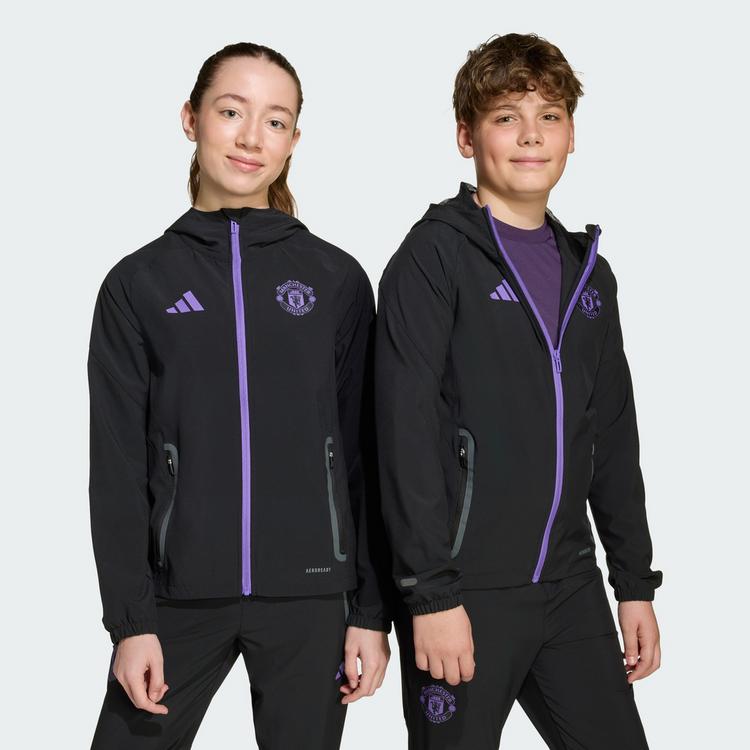 adidas adidas Manchester United Tiro 25 Competition Trainingsanzug Kinder - Black / Purple Rush - 1 | SportScheck
