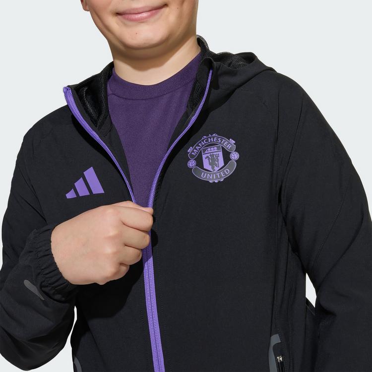 adidas adidas Manchester United Tiro 25 Competition Trainingsanzug Kinder - Black / Purple Rush - 0 | SportScheck