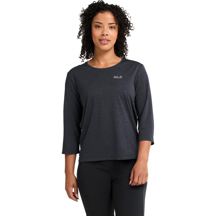Jack Wolfskin Jack Wolfskin WILDTRAIL 3/4 W Funktionsshirt Damen - phantom - 0 | SportScheck