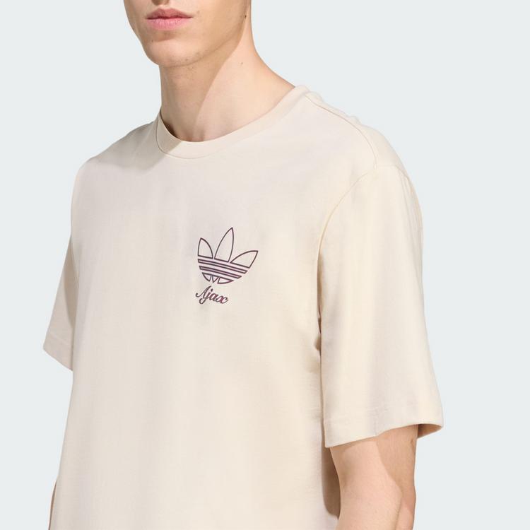 adidas adidas Ajax Amsterdam Terrace Icons Grafik Funktionsshirt Herren - Halo Ivory - 0 | SportScheck