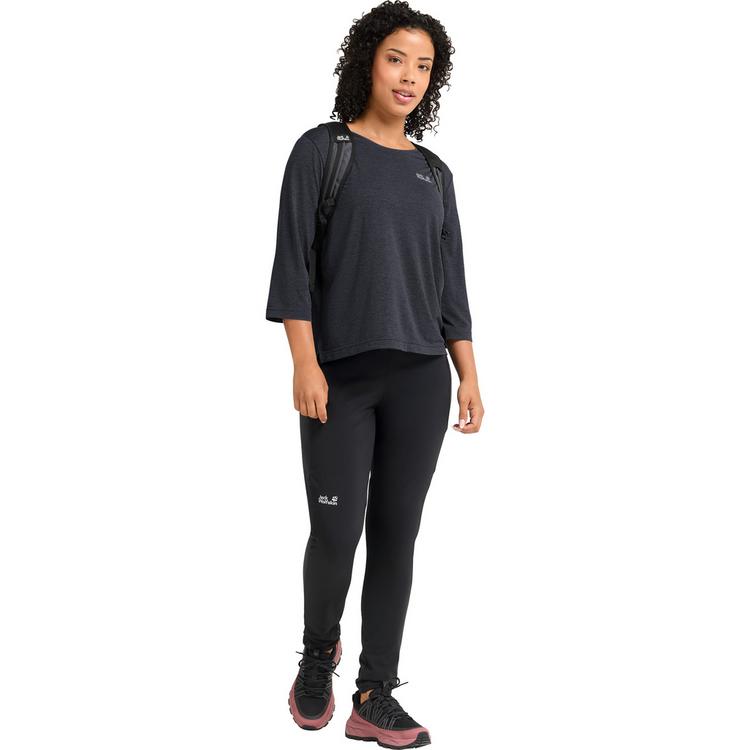 Jack Wolfskin Jack Wolfskin WILDTRAIL 3/4 W Funktionsshirt Damen - phantom - 2 | SportScheck