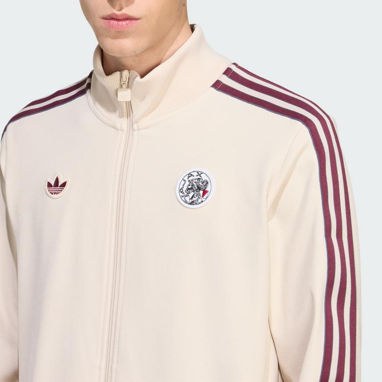 adidas adidas Ajax Amsterdam Terrace Icons Trainingsjacke Herren - Halo Ivory - 0 | SportScheck