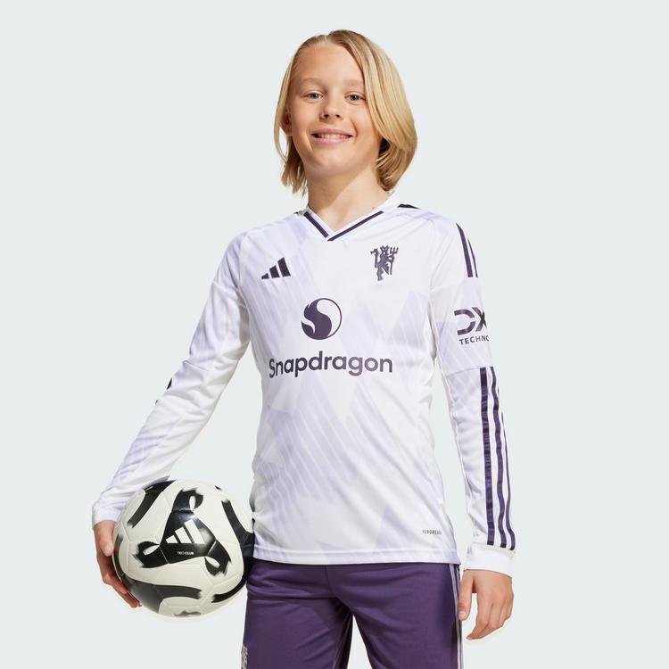 adidas adidas Manchester United&nbsp;25/26 Long Sleeve Trikot Kinder - White - 0 | SportScheck