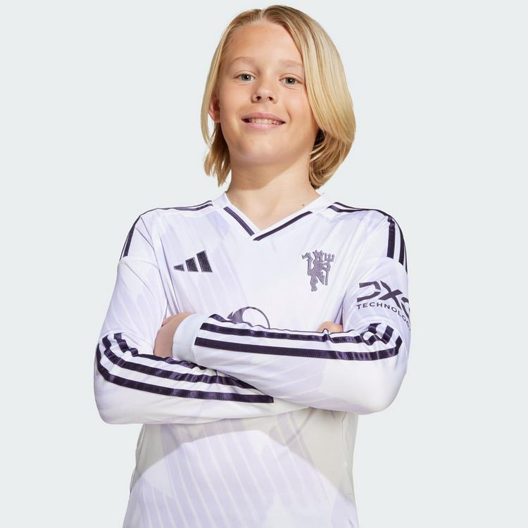 adidas adidas Manchester United&nbsp;25/26 Long Sleeve Trikot Kinder - White - 1 | SportScheck