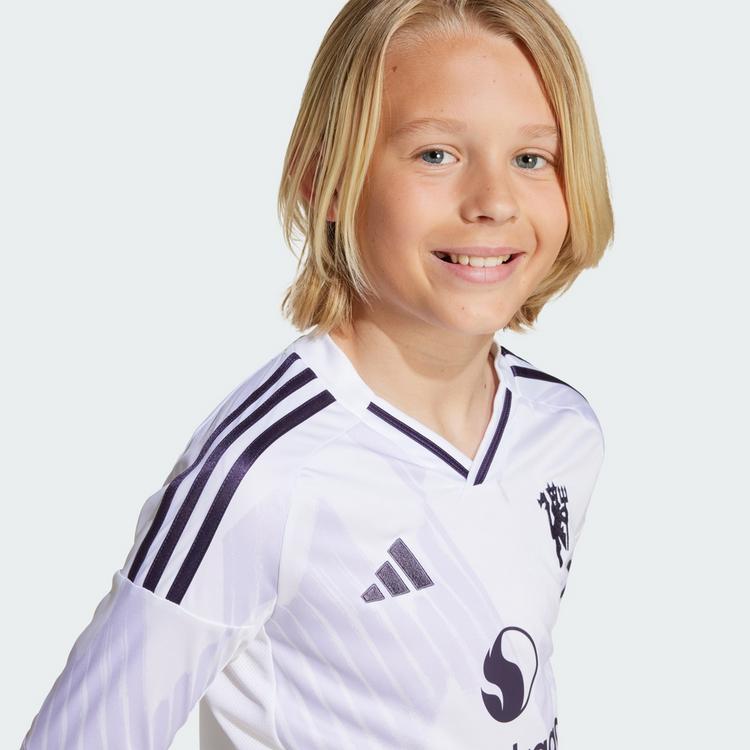 adidas adidas Manchester United&nbsp;25/26 Long Sleeve Trikot Kinder - White - 2 | SportScheck