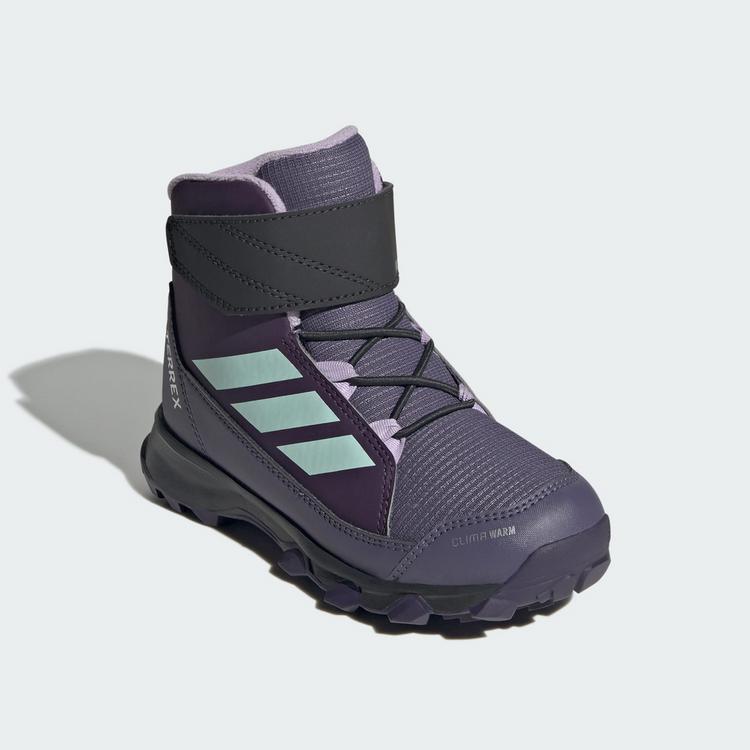 adidas adidas Terrex Snow CF CLIMAWARM Winterschuhe Wanderschuhe Kinder - Aurora Plum / Semi Flash Aqua / Powder Plum - 3 | SportScheck