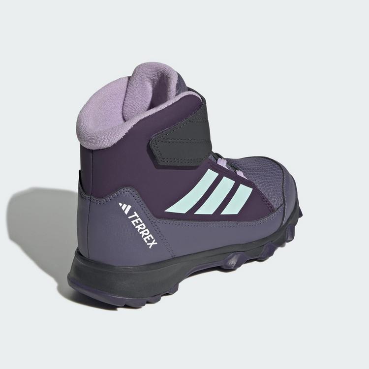 adidas adidas Terrex Snow CF CLIMAWARM Winterschuhe Wanderschuhe Kinder - Aurora Plum / Semi Flash Aqua / Powder Plum - 4 | SportScheck