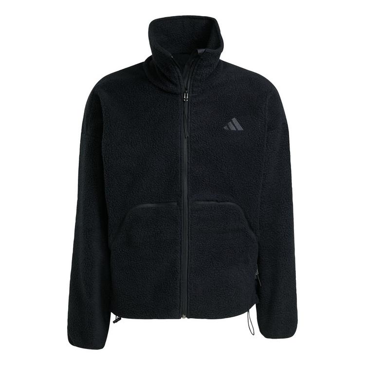 adidas adidas City Tech High Pile Fleecejacke mit Fleecejacke Herren - Black - 0 | SportScheck