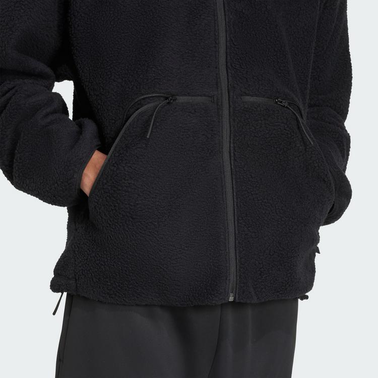 adidas adidas City Tech High Pile Fleecejacke mit Fleecejacke Herren - Black - 0 | SportScheck