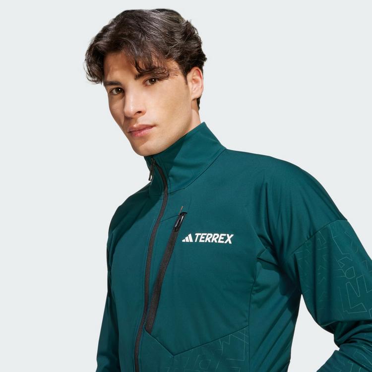 adidas adidas Terrex Xperior Cross-Country Ski Softshelljacke Herren - Aurora Ivy - 0 | SportScheck