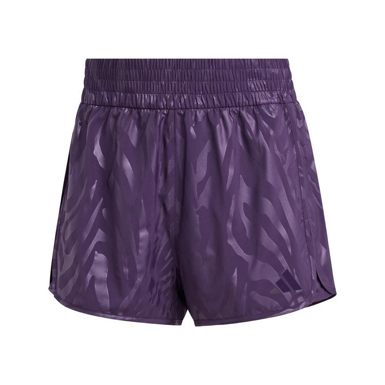 adidas adidas AOP Pacer Training Woven Shorts mit Funktionsshorts Damen - Aurora Plum - 0 | SportScheck