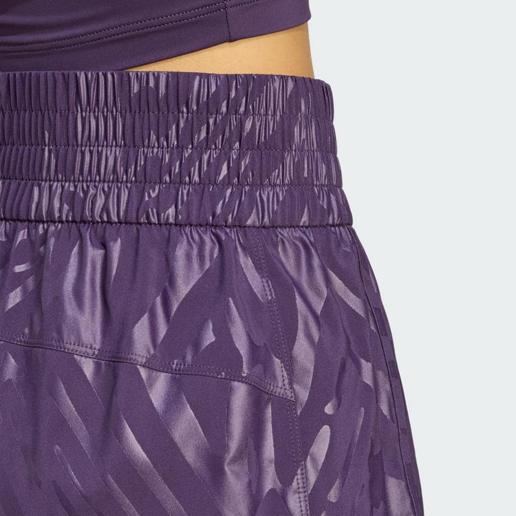 adidas adidas AOP Pacer Training Woven Shorts mit Funktionsshorts Damen - Aurora Plum - 1 | SportScheck
