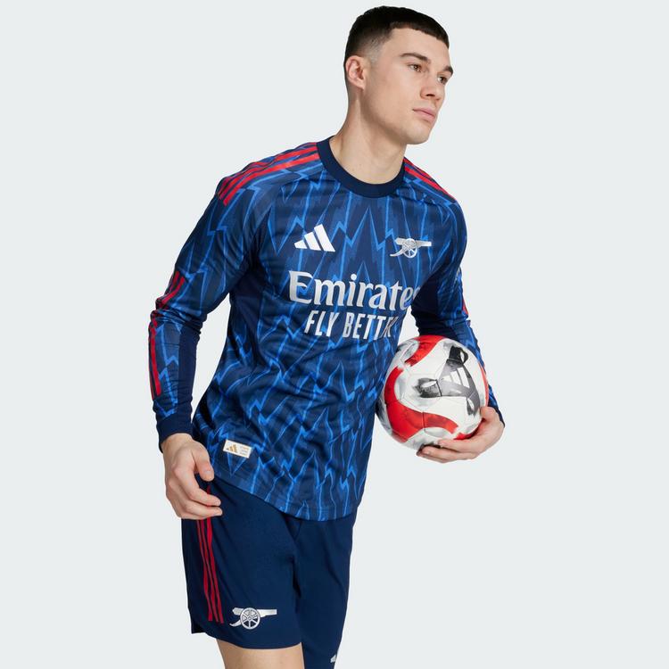 adidas adidas Arsenal 25/26 Langarm Authentic Trikot Herren - Night Indigo / Matte Silver - 1 | SportScheck