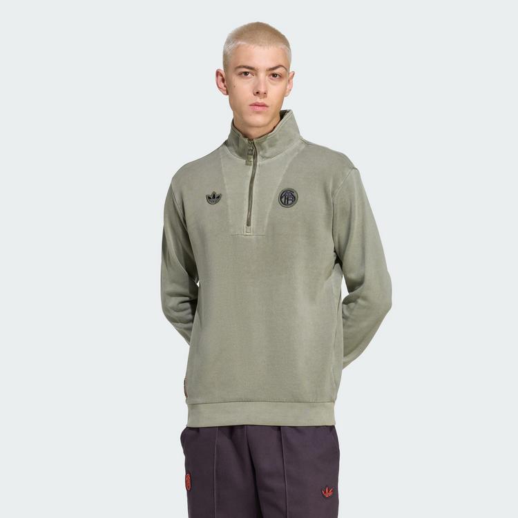 adidas adidas FC Bayern M&uuml;nchen Terrace Icons Tom mit Funktionssweatshirt Herren - Base Green - 0 | SportScheck