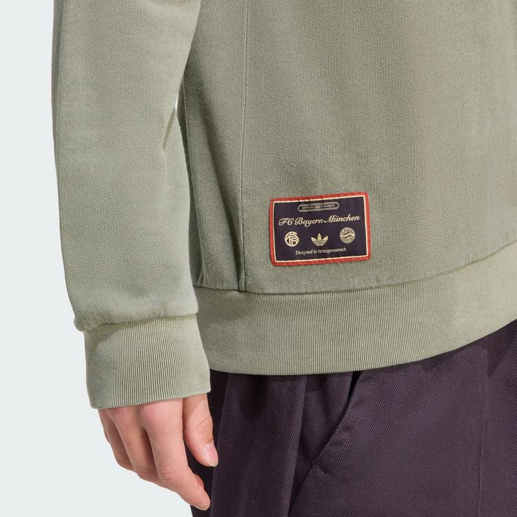 adidas adidas FC Bayern M&uuml;nchen Terrace Icons Tom mit Funktionssweatshirt Herren - Base Green - 1 | SportScheck