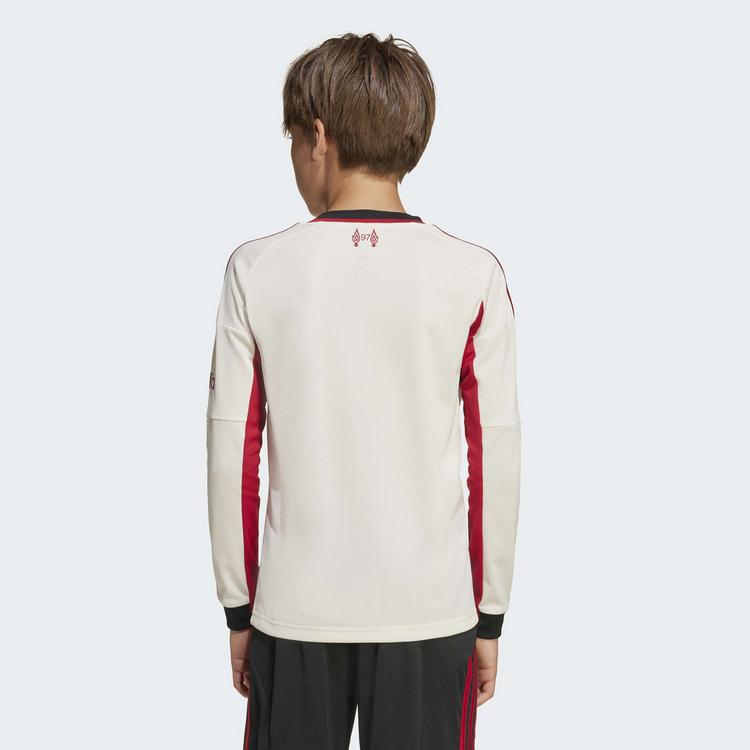 adidas adidas Liverpool FC 25/26 Long Sleeve Kids Trikot Kinder - Wonder White - 3 | SportScheck