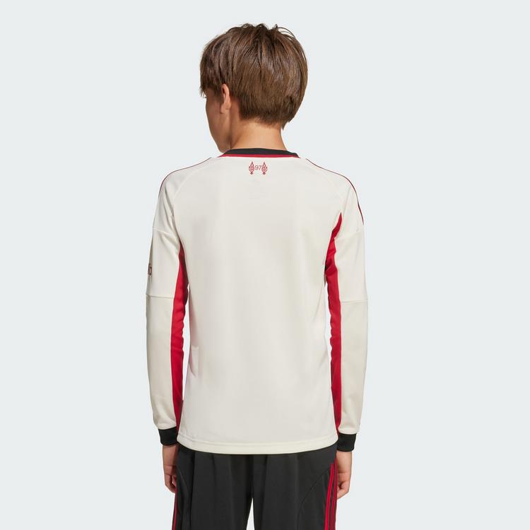adidas adidas Liverpool FC 25/26 Long Sleeve Kids Trikot Kinder - Wonder White - 5 | SportScheck