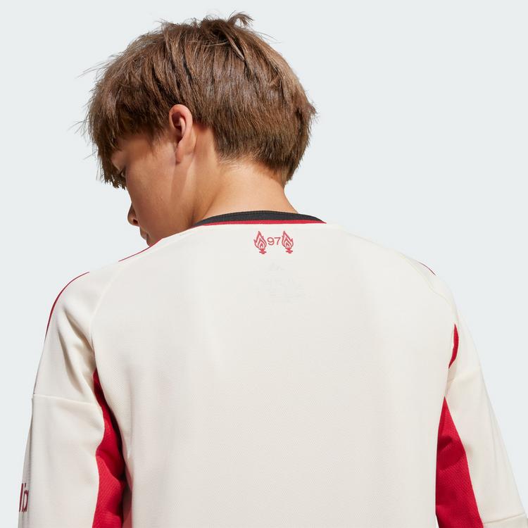 adidas adidas Liverpool FC 25/26 Long Sleeve Kids Trikot Kinder - Wonder White - 2 | SportScheck