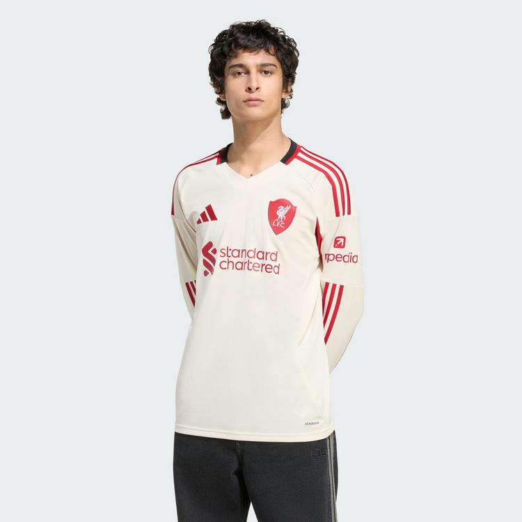 adidas adidas FC Liverpool 25/26 Ausw&auml;rtstrikot, Trikot Herren - Wonder White - 1 | SportScheck