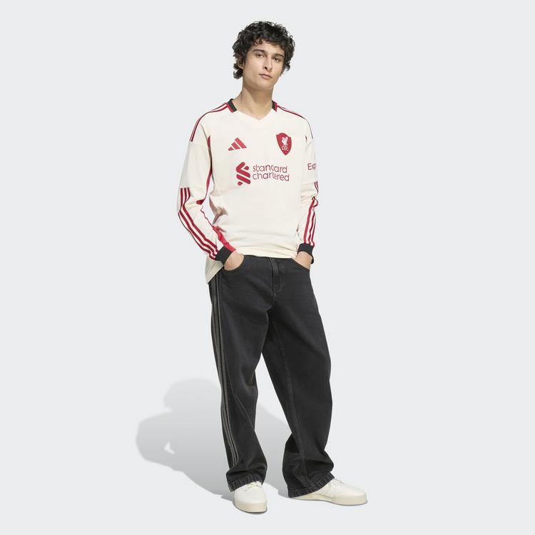 adidas adidas FC Liverpool 25/26 Ausw&auml;rtstrikot, Trikot Herren - Wonder White - 2 | SportScheck