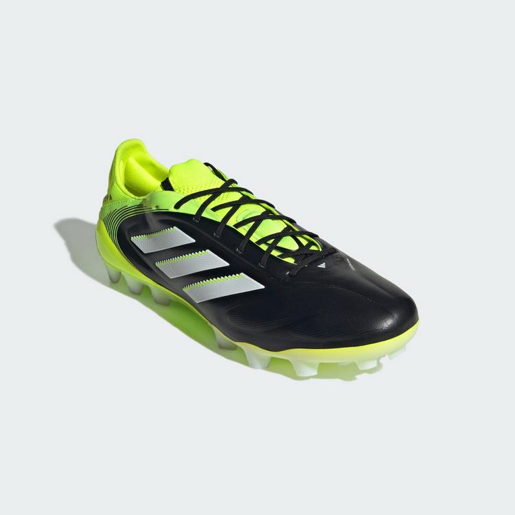 adidas adidas Copa Pure 3 Elite 2G/3G Kunstrasen Fu&szlig;ballschuhe - Core Black / Cloud White / Lucid Lemon - 2 | SportScheck