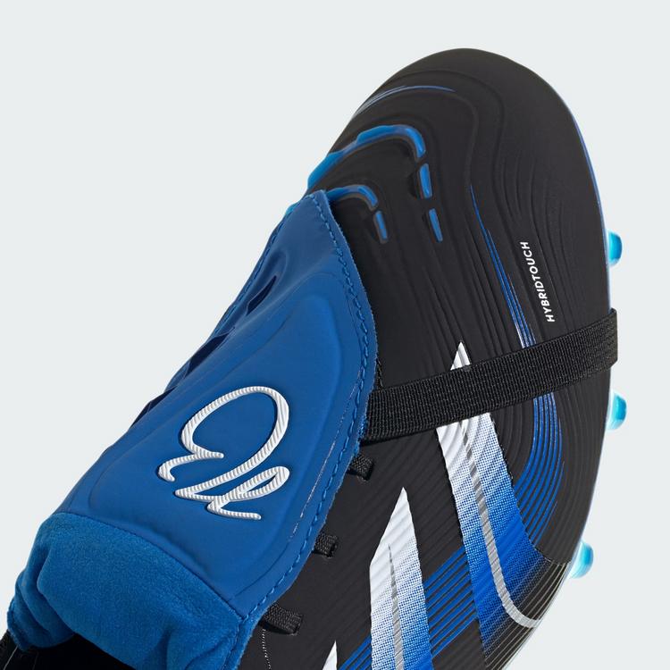 adidas adidas Predator Elite JB Fold-Over Tongue Fu&szlig;ballschuhe - Core Black / Cloud White / Glow Blue - 6 | SportScheck