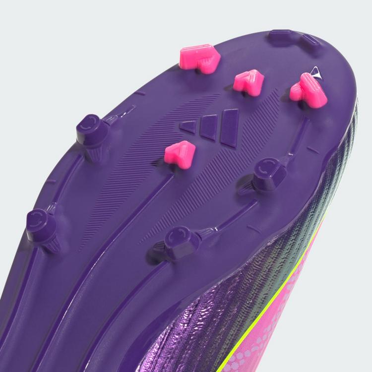 adidas adidas F50 LEAGUE Laceless Fu&szlig;ballschuhe f&uuml;r Fu&szlig;ballschuhe Kinder - Purple / Cloud White / Lucid Lemon - 6 | SportScheck