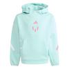 adidas MESSI ZNE HOODIE KIDS Sweatshirt Hoodie Kinder - Semi Flash Aqua