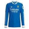 adidas Real Madrid 25/26 lang&auml;rmeliges Trikot Herren - Blue Bird
