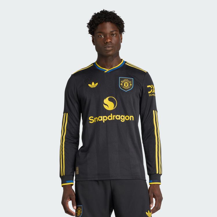 adidas adidas Manchester United 25/26 Longsleeve Trikot Herren - Black - 0 | SportScheck