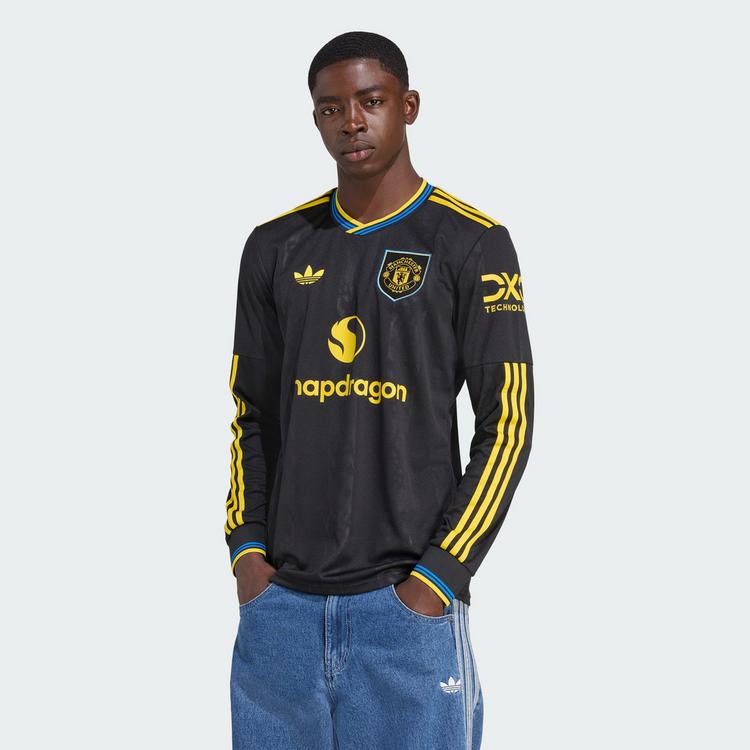 adidas adidas Manchester United 25/26 Lang&auml;rmeliges Trikot Herren - Black - 0 | SportScheck