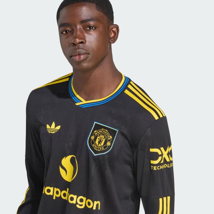 adidas adidas Manchester United 25/26 Lang&auml;rmeliges Trikot Herren - Black - 2 | SportScheck