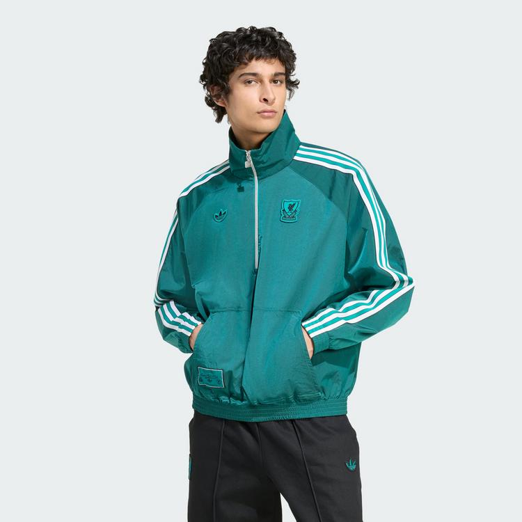 adidas adidas FC Liverpool Terrace Icons Jacke mit Trainingsanzug Herren - Sea Green - 0 | SportScheck