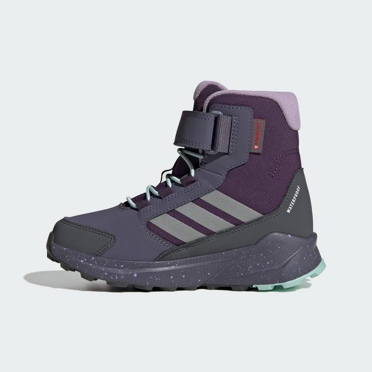 adidas adidas Terrex Trailmaker 2 High CLIMAWARM+ Wanderschuhe Kinder - Aurora Plum / Matte Silver / Semi Flash Aqua - 5 | SportScheck