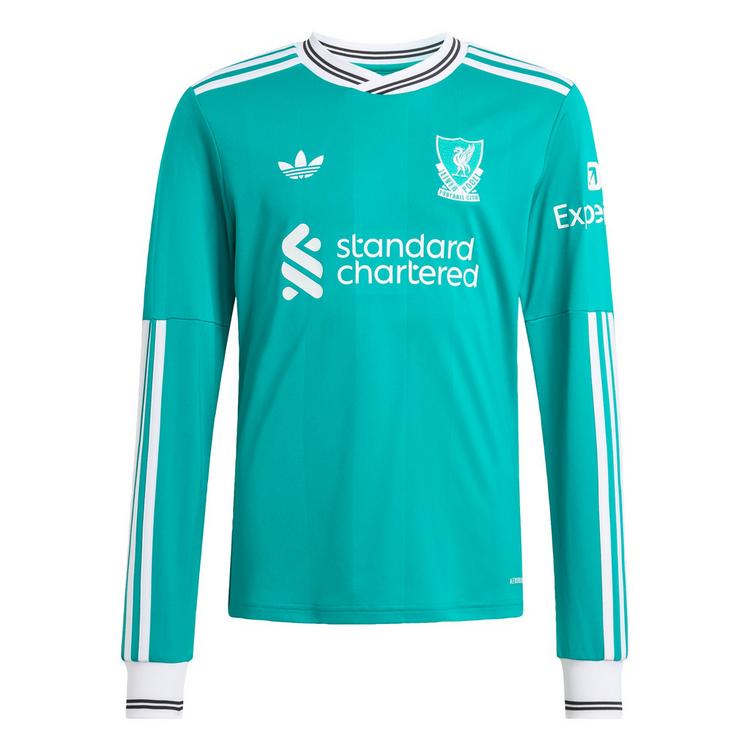 adidas adidas Liverpool FC 25/26 Long Sleeve Kids Trikot Kinder - Sea Green - 0 | SportScheck