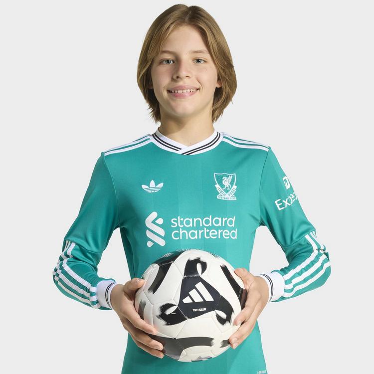 adidas adidas Liverpool FC 25/26 Long Sleeve Kids Trikot Kinder - Sea Green - 1 | SportScheck