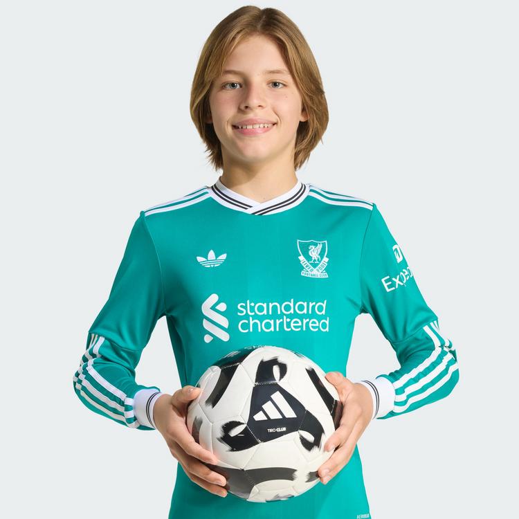 adidas adidas Liverpool FC 25/26 Long Sleeve Kids Trikot Kinder - Sea Green - 2 | SportScheck