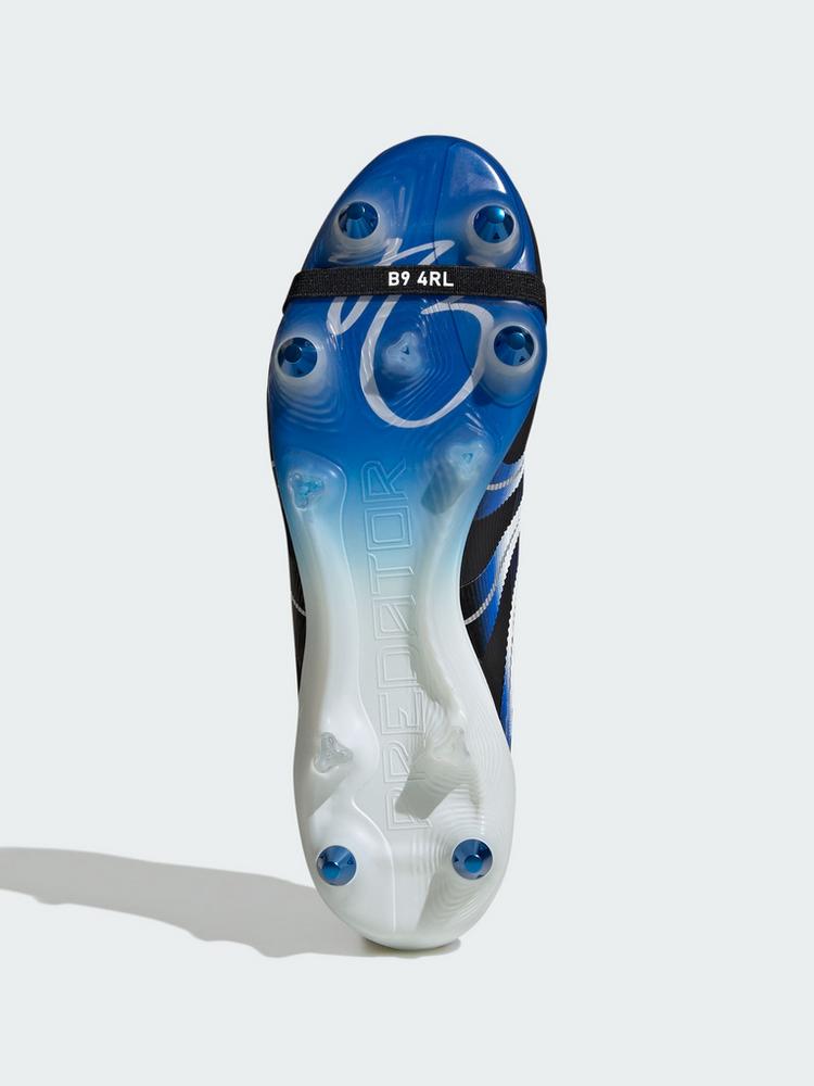 adidas adidas PREDATOR ELITE Fold-Over Tongue SG Fu&szlig;ballschuhe - Core Black / Cloud White / Glow Blue - 1 | SportScheck