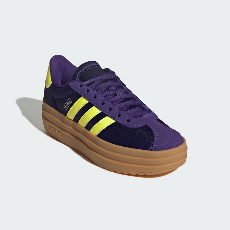 adidas adidas VL Court Bold Schuhe f&uuml;r Kinder und Sneaker Kinder - Collegiate Purple / Hi-Res Yellow / Silver Metallic - 3 | SportScheck