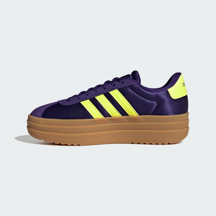 adidas adidas VL Court Bold Schuhe f&uuml;r Kinder und Sneaker Kinder - Collegiate Purple / Hi-Res Yellow / Silver Metallic - 5 | SportScheck