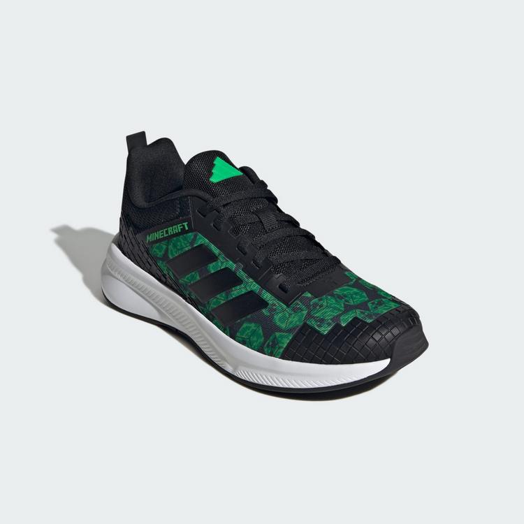 adidas adidas ADIDAS MINECRAFT FORTARUN 4.0 SCHUHE Sneaker Kinder - Core Black / Core Black / Cloud White - 3 | SportScheck