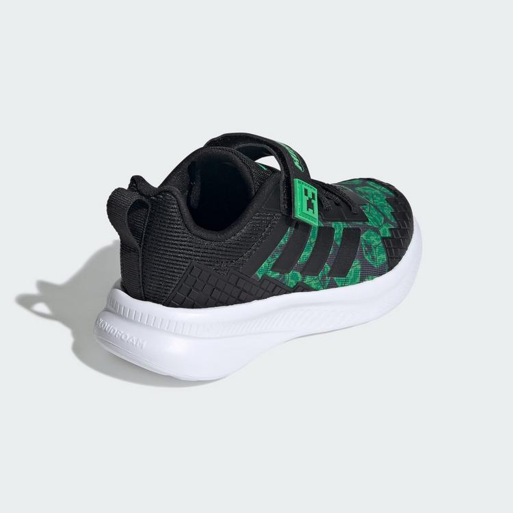 adidas adidas ADIDAS MINECRAFT FORTARUN 4.0 SCHUHE Sneaker Kinder - Core Black / Core Black / Cloud White - 4 | SportScheck