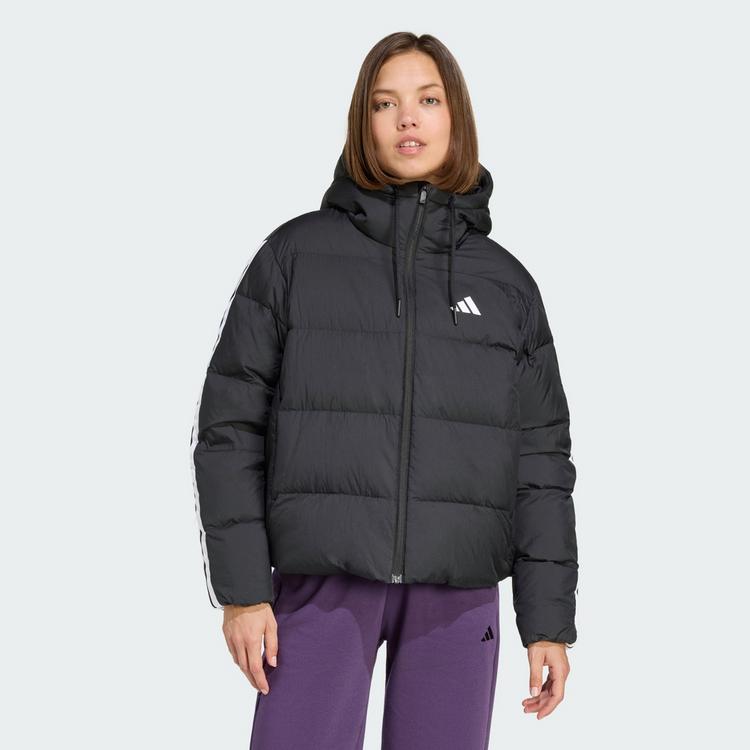 adidas adidas Essentials Climawarm 3-Streifen Puffer Jacke Damen - Black - 0 | SportScheck