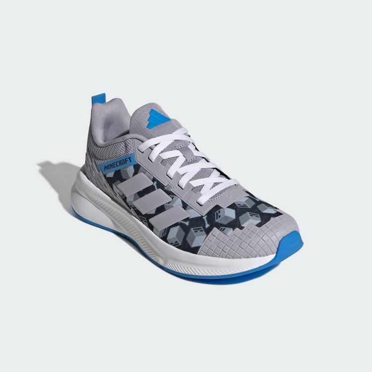adidas adidas ADIDAS MINECRAFT FORTARUN 4.0 SCHUHE Sneaker Kinder - Glory Grey / Glory Grey / Lucid Ray Blue - 3 | SportScheck