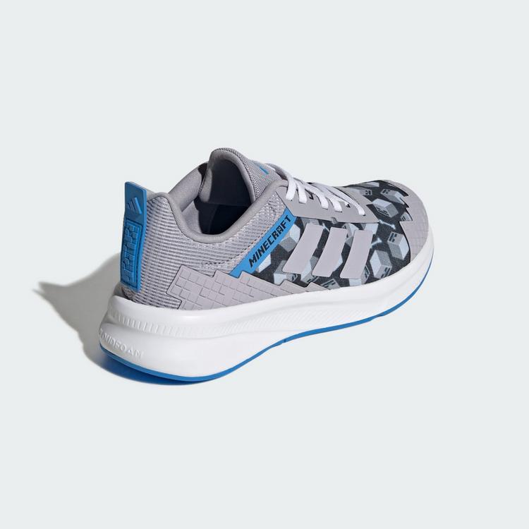 adidas adidas ADIDAS MINECRAFT FORTARUN 4.0 SCHUHE Sneaker Kinder - Glory Grey / Glory Grey / Lucid Ray Blue - 4 | SportScheck