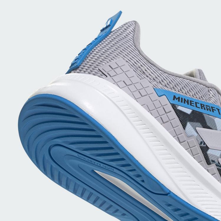 adidas adidas ADIDAS MINECRAFT FORTARUN 4.0 SCHUHE Sneaker Kinder - Glory Grey / Glory Grey / Lucid Ray Blue - 6 | SportScheck